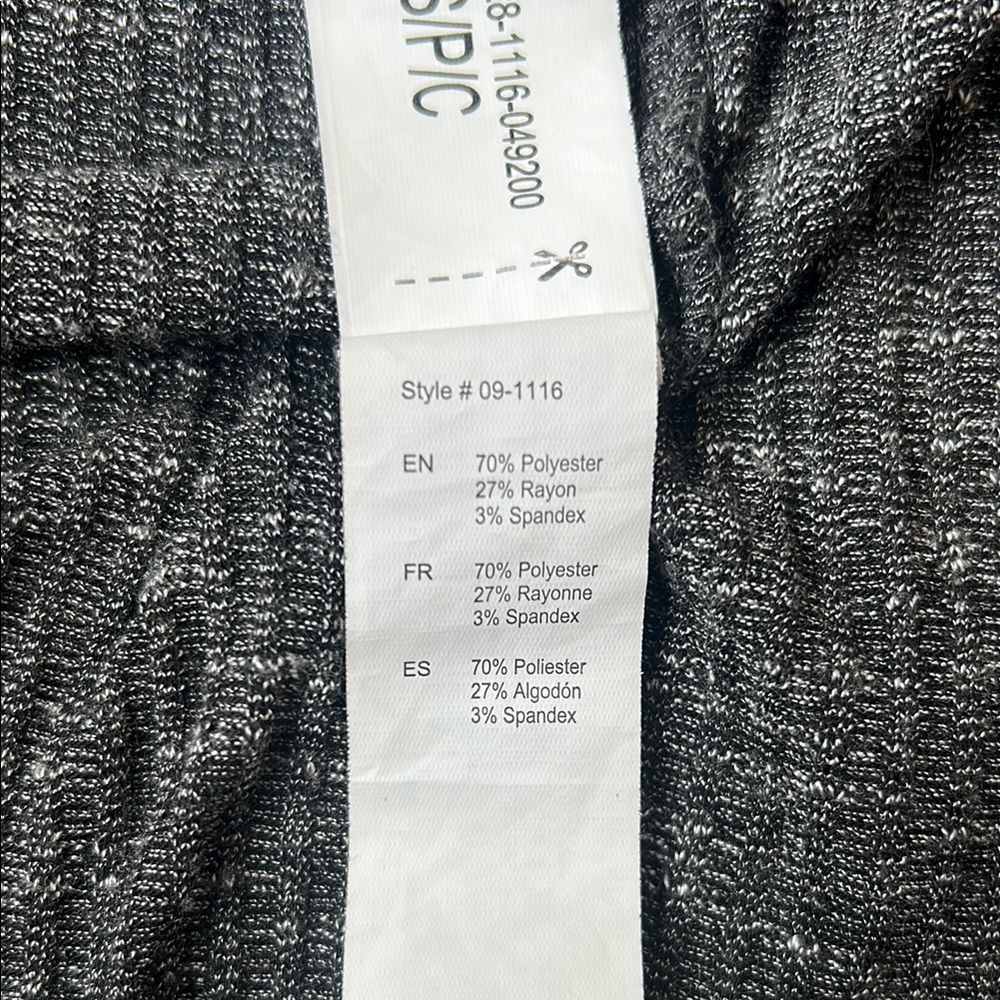 STREETWEAR SOCIETY- Long Grey Cardigan Sweater - Picture 12 of 12